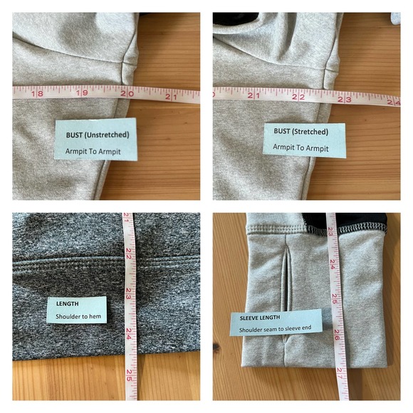 VS PINK Ultimate Cowl Neck Sweatshirt Sz L Heather Grey Active Victoria's Secret - Picture 4 of 9